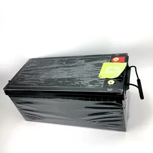 कार बैटरी मामले के लिए लिथियम आयन बैटरी बॉक्स 12V 200Ah lifepo4 बैटरी पैक पोर्टेबल abs प्लास्टिक बॉक्स के लिए डेरा डाले हुए, सौर भंडारण