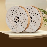Stream Tambourine Natural Rain Sound Simulator Hand Percussion Musical Instrument Durable Wood Therapy Meditation