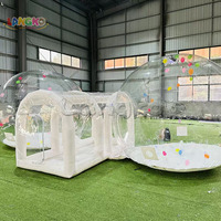 Vente flash : Maison à bulles gonflable double pour enfants