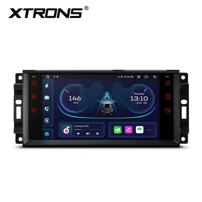 XTRONS-REPRODUCTOR multimedia para coche, pantalla táctil de 7 pulgadas, android, para DODGE Caliber Journey, con radio TPMS, usb, gps, DSP