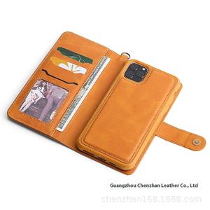 Étui en cuir de carte multifonction de haute qualité pour <span class=keywords><strong>iPhone</strong></span> <span class=keywords><strong>13</strong></span> Pro Max 14 Plus <span class=keywords><strong>13</strong></span> Pro 8 Plus étui de protection pour téléphone portable fendu - Product Image 5