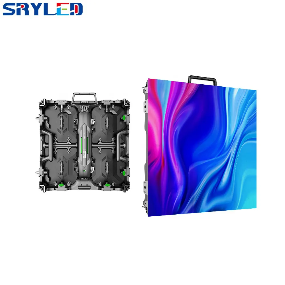 Indoor Outdoor P2.6 P2.97 P3.91 Digital Advertising LED Display Light Weight Concert Stage Background LED Screen