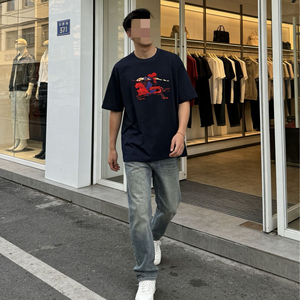 T-shirt en coton à manches courtes, shorts d'été, vêtements pour hommes, t-shirt pour hommes - Product Image 4