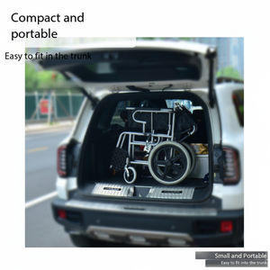 Ali เก้าอี้คอมโมดแบบพกพาพับได้มีล้อออกแบบได้ตามต้องการ - Product Image 1