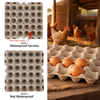 Échantillon gratuit de barquette d'emballage pour œufs en carton biodégradable jetable à vendre, barquettes pour œufs de poule
