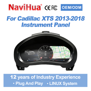 หน้าปัดดิจิตอลรถยนต์ดีไซน์ใหม่ Navihua ระบบ Linux รองรับ Carplay มาตรวัดความเร็วอัตโนมัติ จอ LCD สำหรับ Cadillac XTS ปี 2013-2018 - Product Image 2