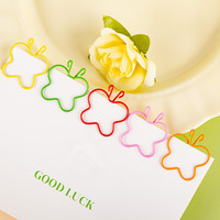 Clips de Papel con Forma de Mariposa para Tarjetas de Regalo, Clips Metálicos con Forma de Animal para Niñas, Estudiantes, Marcadores de Libros, Oficina, Papelería Escolar