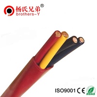 Cable de Alarma Contra Incendios de 22 AWG y 18 AWG, Resistente al Fuego, de 2 y 4 Núcleos, 1.5mm² o 2.5mm², Rollo de 100m, Blindado y Sin Blindaje