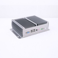PC industriel embarqué EVUC sans ventilateur, conception sans fil interne, Core i5-6200U/7200U, double LAN, 8 ports USB, 6 ports COM, pour environnements difficiles, en stock