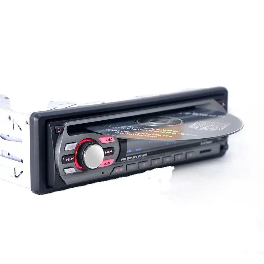 Din เดี่ยวใน Dash CD DVD FM สเตอริโอในรถยนต์พร้อมแผงถอดได้ MP3 MP5เปิด