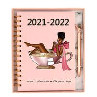 Vente en gros de planificateurs d'affaires vierges à spirale de luxe 2025 2026 A5 B5 Impression sur aluminium avec sublimation de tissu