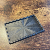 Usine Slim Vintage Design métal porte-monnaie plateau minimaliste portefeuille étui pour pièces clés Mini carte SD et carte SIM