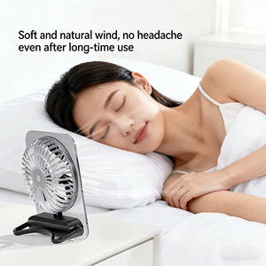 Mini Ventilador Multifuncional para Mesita de Noche, Escritorio, Oficina, Silencioso, para Exteriores, Camping, Pequeño Ventilador Colgante - Product Image 4