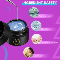 Collection Été Gel UV 3D Néon Lumineux pour Nail Art DIY, Vegan, Non Toxique, pour des Designs d'Ongles Vibrants, Fêtes à la Piscine et Plage