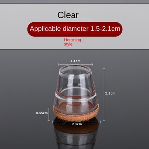 Silicone ghế và bàn chân Phân dày không trượt cạnh Bìa im lặng đồ nội thất phụ kiện - Product Image 6