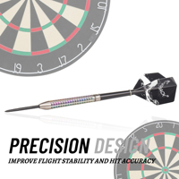 Nouveau jeu de fléchettes passionnant jeu de fléchettes Cible de Fléchettes professionnel flèche de fléchettes professionnelle pour les compétitions amicales
