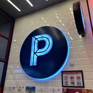 Round Double Sided Lightbox Hanging Outdoor Signage Custom 3d Advertising <b>Led</b> <b>Light</b> <b>Box</b> for Restaurant - Product Image 3