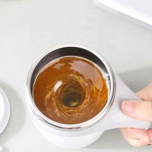 Automatic Stirring <b>Cup</b> Mug Rechargeable Portable Coffee Electric Stirring Stainless Steel Rotating Magnetic Home Drinking Tools - Product Image 2