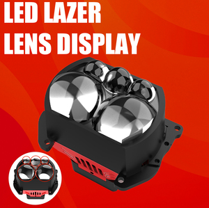 Mô hình mới V1 dj25a dj25b 3.0 inch 130W 13000lm ống kính kép 6500K rhd LED <span class=keywords><strong>bi</strong></span> ống kính máy chiếu Bóng đèn pha - Product Image 3