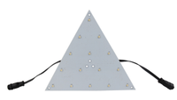Panneau lumineux LED coloré SMD5050 RGB DMX512, 15 pièces, contrôle de Pixel, affichage triangulaire, panneau lumineux