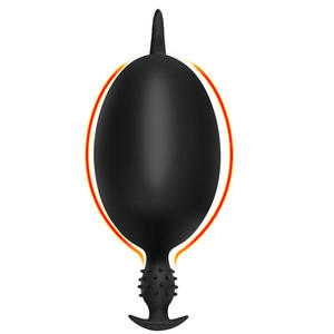 Plug Anal Inflável de Silicone, Plug Anal Inflável com Bomba e Espinhos Macios, Brinquedos Sexuais BDSM para Mulheres e Homens Iniciantes - Product Image 2