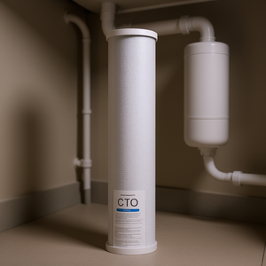 Cartucho de Filtro de Agua de Bloque de Carbón CTO de 4.5x20 Pulgadas para Reemplazo de Ósmosis Inversa Doméstica - Product Image 2