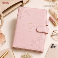 Housse de carnet en cuir Hongbo New A5 Plus pour carnets reliés, à disques ou à spirale, agendas, comme cadeau de bureau/entreprise/papeterie.