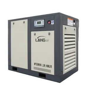 Langair 22kw 10bar screw air compressor and dryer with stainless steel tank and filter