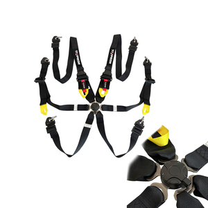 Cinturón de Seguridad Tiypeor de <span class=keywords><strong>6</strong></span> <span class=keywords><strong>Puntos</strong></span> y 3 Pulgadas de Poliéster con Certificación FIA para Carreras - Product Image 1