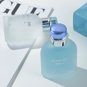 Perfume Masculino de Aroma a Vainilla Marina, Azul Claro, 100 ml, <span class=keywords><strong>EDP</strong></span>, Aceite, Tamaño de Viaje, Larga Duración - Product Image 1