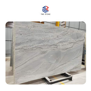 Quartzite Taj Mahal TMZ de haute qualité, poli, grande dalle blanche pour la décoration intérieure de villa - Product Image 3