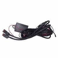 Projecteur LED ultra-mince à faisceau haut/bas, lampe antibrouillard à grille laser dissimulée, éclairage de voiture tout-terrain