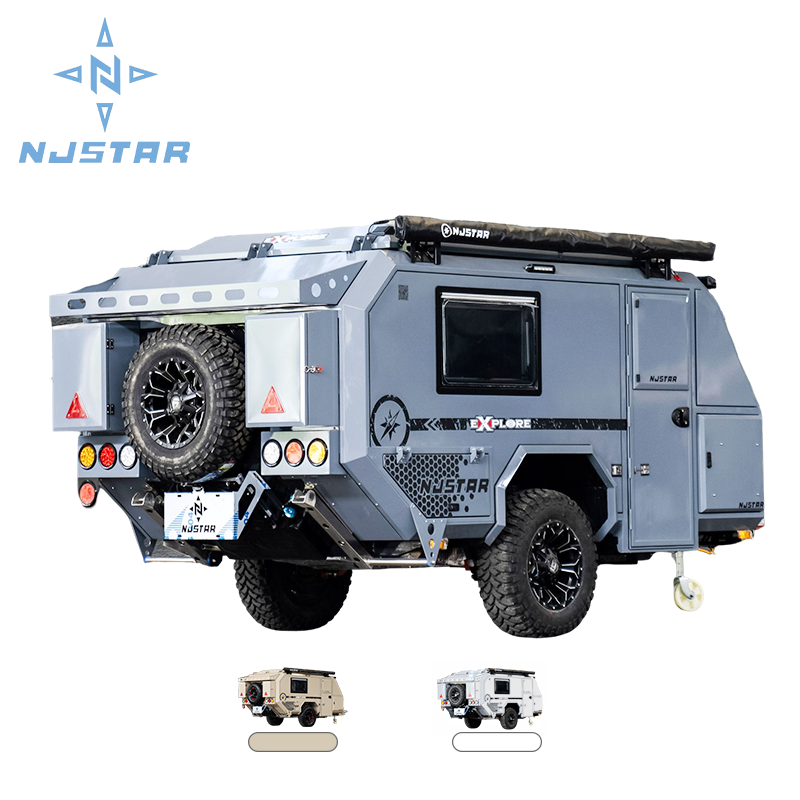 Njstar выступает 4x4 синий легкий, защитные штаны для сухопутного каравана De Voiture караван австралийский стандарт Кемпинг Rv Кемпер внедорожный туристический прицеп