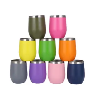 12oz 64Oz Roof Heat Insulation Materials Insulated Hot Cawa Egg Wine Tumbler Cup Set Of 6 Pcs Water Bottles Kids