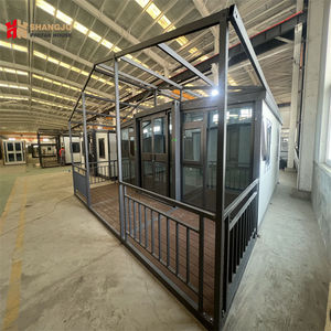 Maisons conteneur modulaires de luxe prêtes à l'emploi avec salles de bains 20-40 pieds <span class=keywords><strong>Appartement</strong></span> moderne préfabriqué à énergie <span class=keywords><strong>solaire</strong></span> Home Bar - Product Image 3