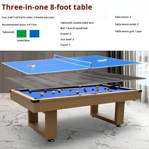 <span class=keywords><strong>Mesa</strong></span> de Billar Multifuncional de 9 pies con Conversión a <span class=keywords><strong>Ping</strong></span> <span class=keywords><strong>Pong</strong></span>, Marco Impermeable para Exteriores con Protección Ambiental - Product Image 5