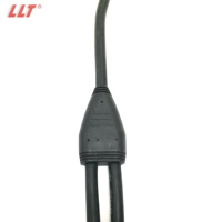 Connecteur étanche de câble en Y personnalisé connecteur de câble de faisceau de câbles 1 en 2 sorties connecteur de Led distributeur en forme de Y