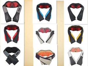 Bán Chạy Nhất Điện Tử Shiatsu Nhào Cổ Và Vai Rung Massager <span class=keywords><strong>Belt</strong></span> Với Sưởi Ấm Cho Car Seat Sử Dụng - Product Image 6