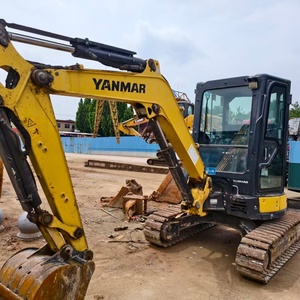 3.5ton Yanmar VIO35 Mini Used Hydraulic Crawler Excavator 2017 <b>Model</b> EPA CE Certified Boom Offset AC Cab <b>Engine</b> Gearbox Pump - Product Image 4
