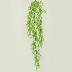 Plantes artificielles Ruyin, plante suspendue 100 cm, simulation de fougère en plastique, décoration pour intérieur et extérieur - Product Image 4