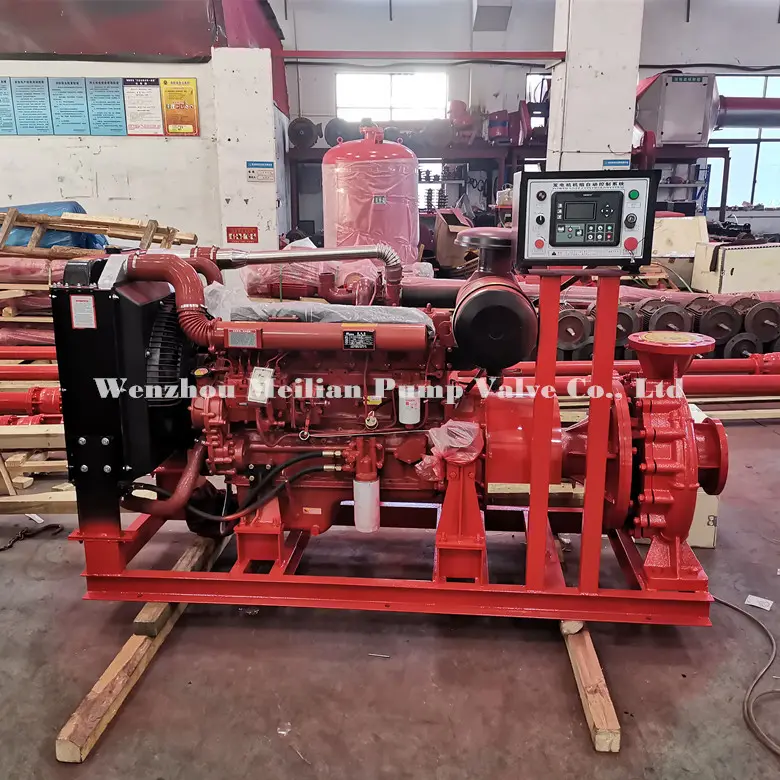 Fire fighting pump high pressure diesel engine centrifugal water pump