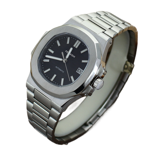 Factory Men's Sports Waterproof Watch Sapphire Crystal Glass Automatic Simple Watch Seiko Automatic Mechanical NH35 Movement