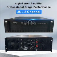 Équipement audio, système de sonorisation, amplificateurs, haut-parleurs 2, 4, 8 ohms, 3U, subwoofer, amplificateur professionnel de haute puissance pour DJ en extérieur
