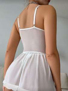 Женское кружевное платье с вышивкой - Product Image 2