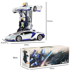 Voiture <span class=keywords><strong>Robot</strong></span> Télécommandée Électrique Transformable 1:16 avec Rotation à 360 Degrés – Jouet de Déformation Contrôlé à Distance - Product Image 6