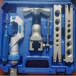 Инструмент для эксцентрической развальцовки медных труб для установки кондиционеров и холодильного оборудования, полный комплект для развальцовки отверстий и формирования конусов - Product Image 6