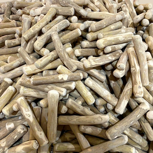 Mordedor de Madera de Gorila para Perros, Mordedor de Madera de Café, Hueso de Madera Real, Masticables Seguros para la Limpieza Dental de Cachorros, Juguetes para Aliviar el Estrés - Product Image 1