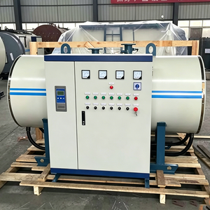 Chaudière à eau chaude électrique automatique de style horizontal pour usage industriel, économie d'énergie, contrôlée par PLC, pression de vapeur de 0,1 à 1,6 MPa - Product Image 5