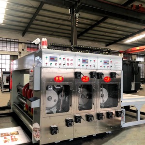 Mô hình 1425 <span class=keywords><strong>3</strong></span> màu hoàn toàn tự động tốc độ cao đa màu in rãnh chết máy cắt <span class=keywords><strong>flexo</strong></span> máy in - Product Image 3