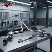 Système d'échappement Performance 2015 Q70L en acier inoxydable pour Q70L QX70 avec système de contrôle électronique et embouts en fibre de carbone